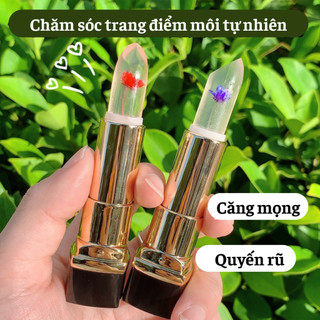 Son thạch ướp cánh hoa biến đổi màu theo nhiệt độ