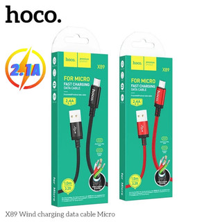 Cáp sạc nhanh hoco x89 chân micro,dây sạc bọc dù chính hãng bảo hành 12 tháng