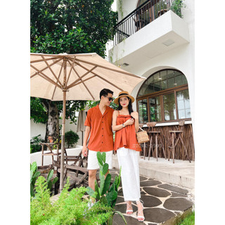 Set Đồ Đôi Nam Nữ, Đồ Đôi Couple Áo nam Váy nữ chất cao cấp cho các Cặp đôi nam nữ