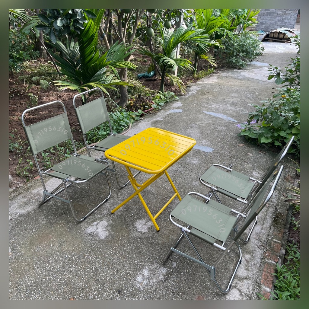 Ghế vải dù, ghế xếp gấp gọn cho quán trà chanh, trà đá, câu cá, dã ngoại