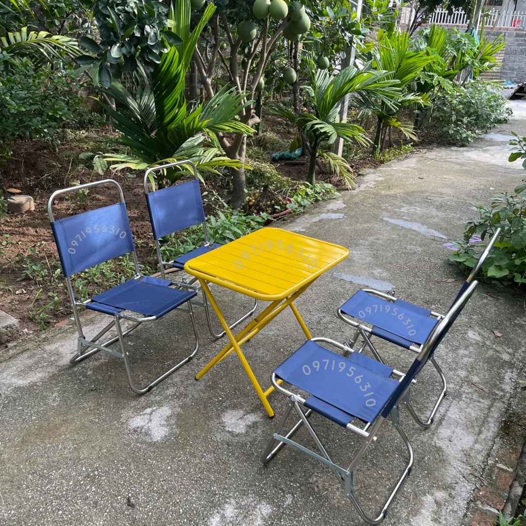 Ghế vải dù, ghế xếp gấp gọn cho quán trà chanh, trà đá, câu cá, dã ngoại