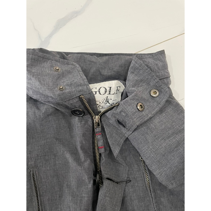 Áo khoác Nhật xám đậm newtag cổ cao siêu xịn