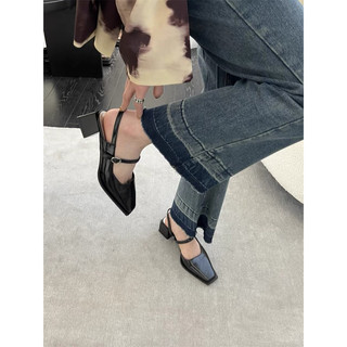 [QM.CLOTH] Giày niche got vuông 5P (Ảnh thật)