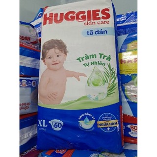 Đủ size.tã dán huggies tràm trà s80+2 , m76+3,l68.cam kết chính hãng