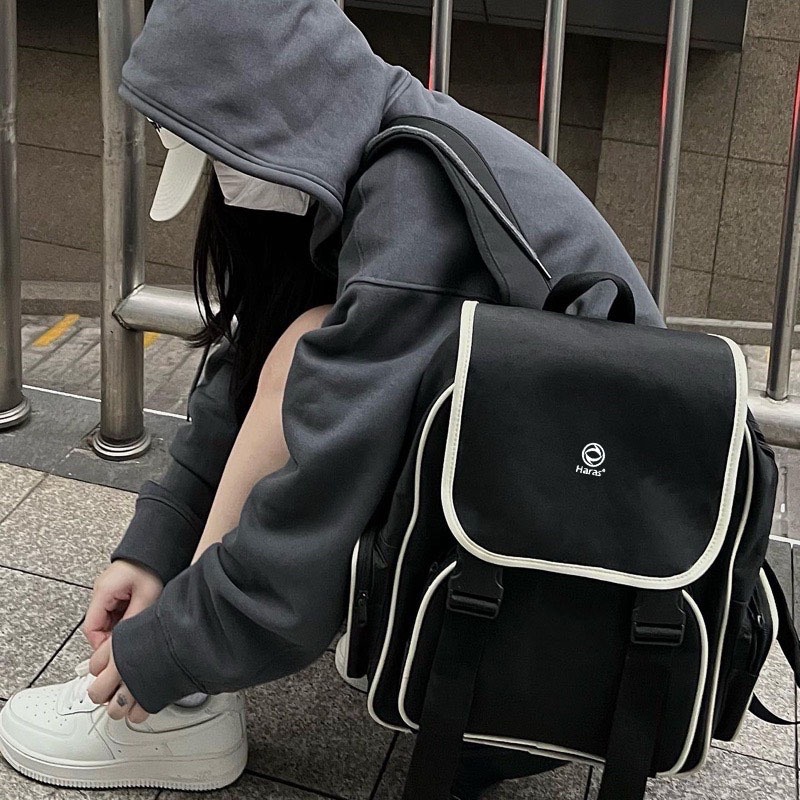 Balo Đi Học Nam Nữ Thời Trang Chất liệu Chống thấm nước HARAS Backpack HR343