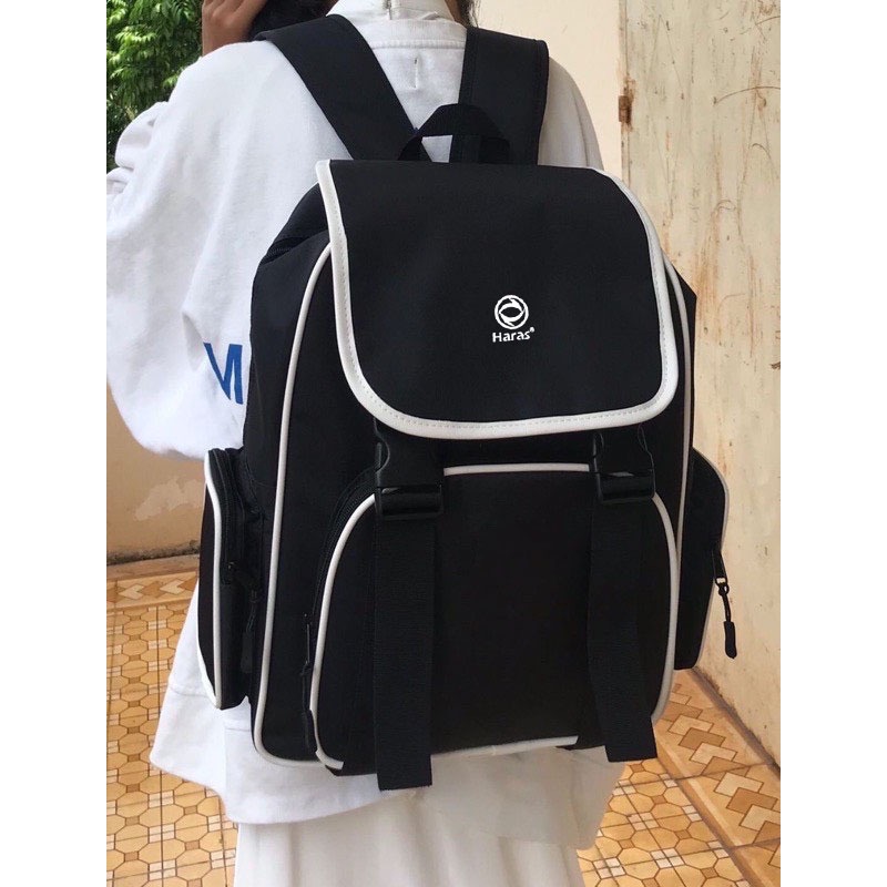Balo Đi Học Nam Nữ Thời Trang Chất liệu Chống thấm nước HARAS Backpack HR343