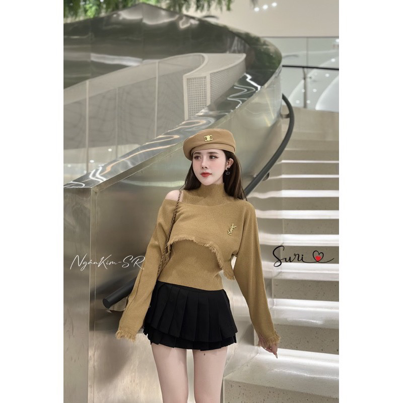 Set Áo Len 2 Món Tặng Kèm Tag Sang Chảnh Bigsize