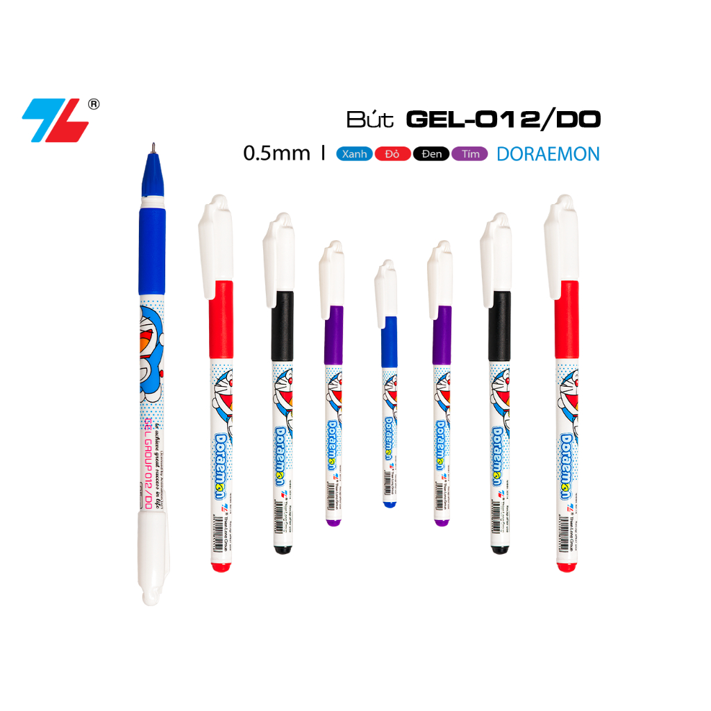 Bút gel Doraemon TL- 012 thiên long hộp 20 chiếc