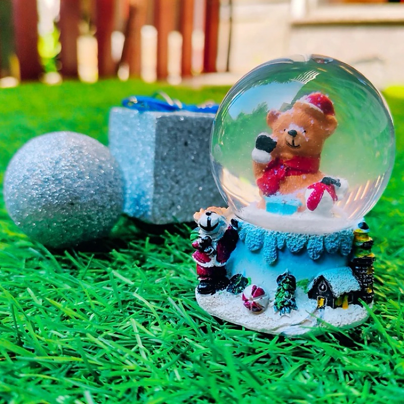 Quả Cầu Tuyết Trang Trí Giáng Sinh Hình Tuần Lộc - Mẫu Ngẫu Nhiên