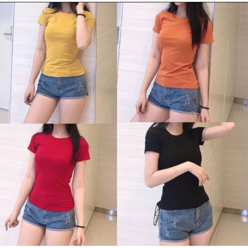 ÁO THUN NỮ COTTON XỊN HÀNG SIÊU THỊ