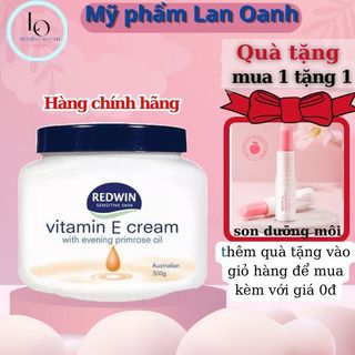 kem dưỡng ẩm vitamin E úc Redwin cream 300gam giúp mềm da