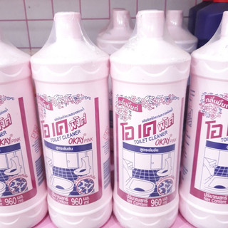 Nước tẩy bồn cầu okay pink thái lan 960ml - thái hà shop