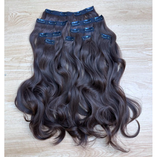 Set 9 Dãy Kẹp Tóc Giả Xoăn 9k002 v2