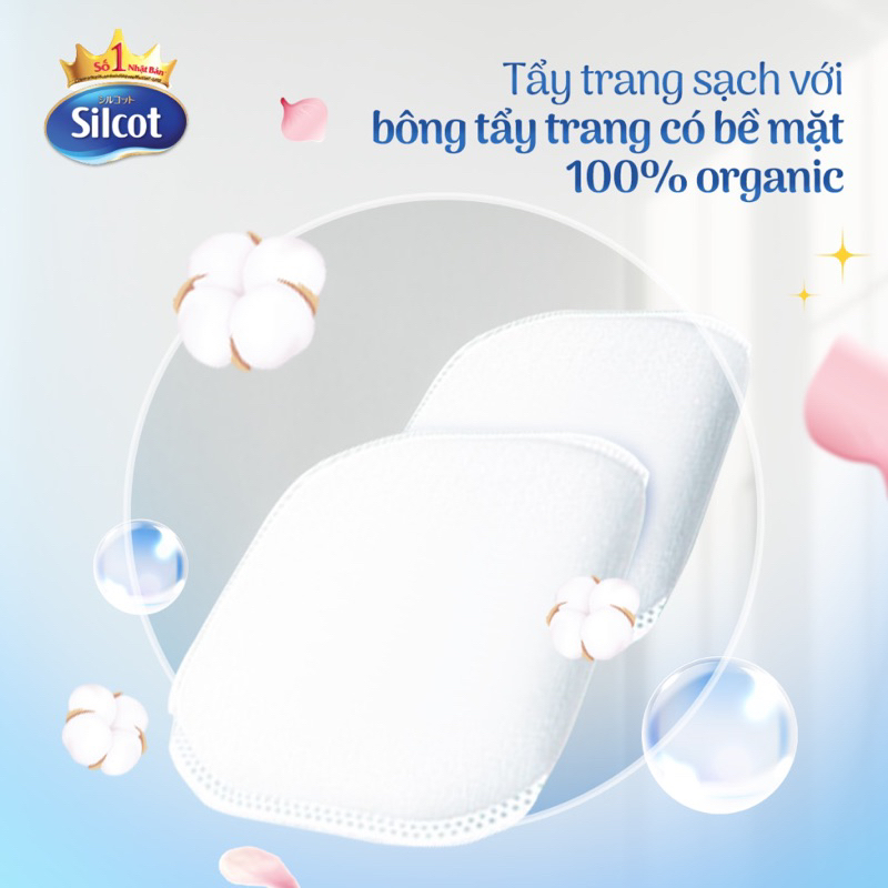 BÔNG TẨY TRANG SILCOT PHIÊN BẢN MỚI