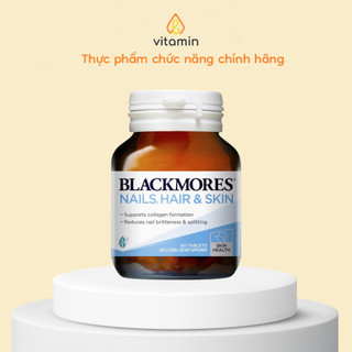 Viên uống đẹp da tóc móng Blackmores Hair Nail Skin+  Mẫu mới lọ 60 viên