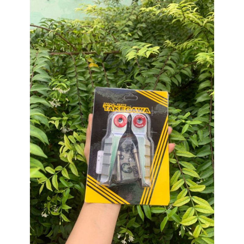 Gác chân sau TAKEGAWA tặng kèm long đền kitaco,,cốt SaLaYa được gắn cho nhiều dòng xe HON Da_ YaMaHa  nhôm đúc