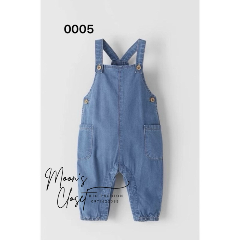 XD- Quần yếm size nhí 1/3m-9/12m