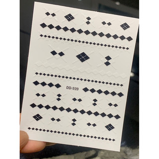 [Phụ Kiện Nail Chính Hãng]Sticker kẻ caro nail