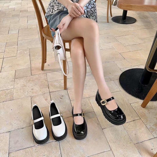 Giày Loafer da mềm quai ngang khoá đồng - Bunny Shoes
