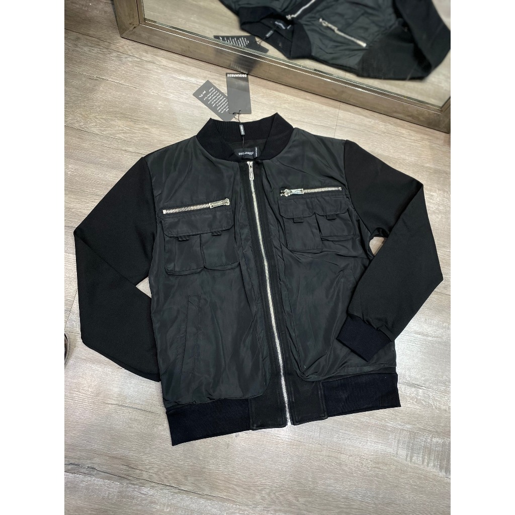 ÁO KHOÁC BOM.BER DS.QUARED22 ZIP TÚI HỘP🔝🔝🔝