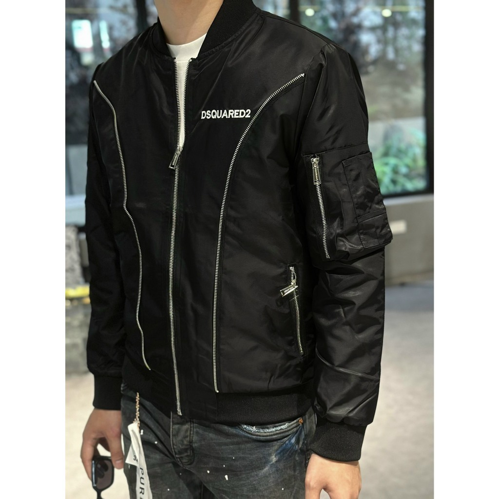 Áo Khoác da bom.ber ds2 zip Mẫu NeWW HÀNG SIÊU CẤP - TRẦN BÔNG 2 LỚP DÀY DẶN