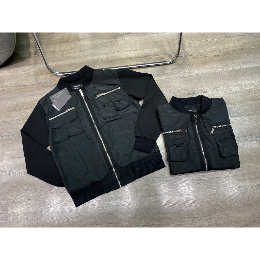 ÁO KHOÁC BOM.BER DS.QUARED22 ZIP TÚI HỘP🔝🔝🔝