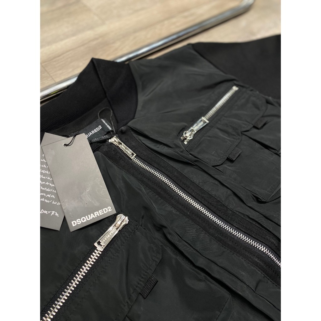 ÁO KHOÁC BOM.BER DS.QUARED22 ZIP TÚI HỘP🔝🔝🔝