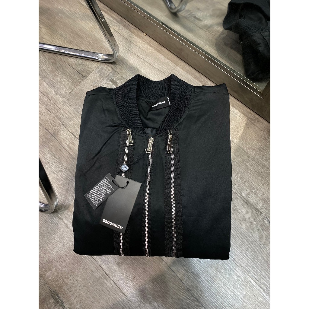 Áo Khoác da bom.ber ds2 zip Mẫu NeWW HÀNG SIÊU CẤP - TRẦN BÔNG 2 LỚP DÀY DẶN