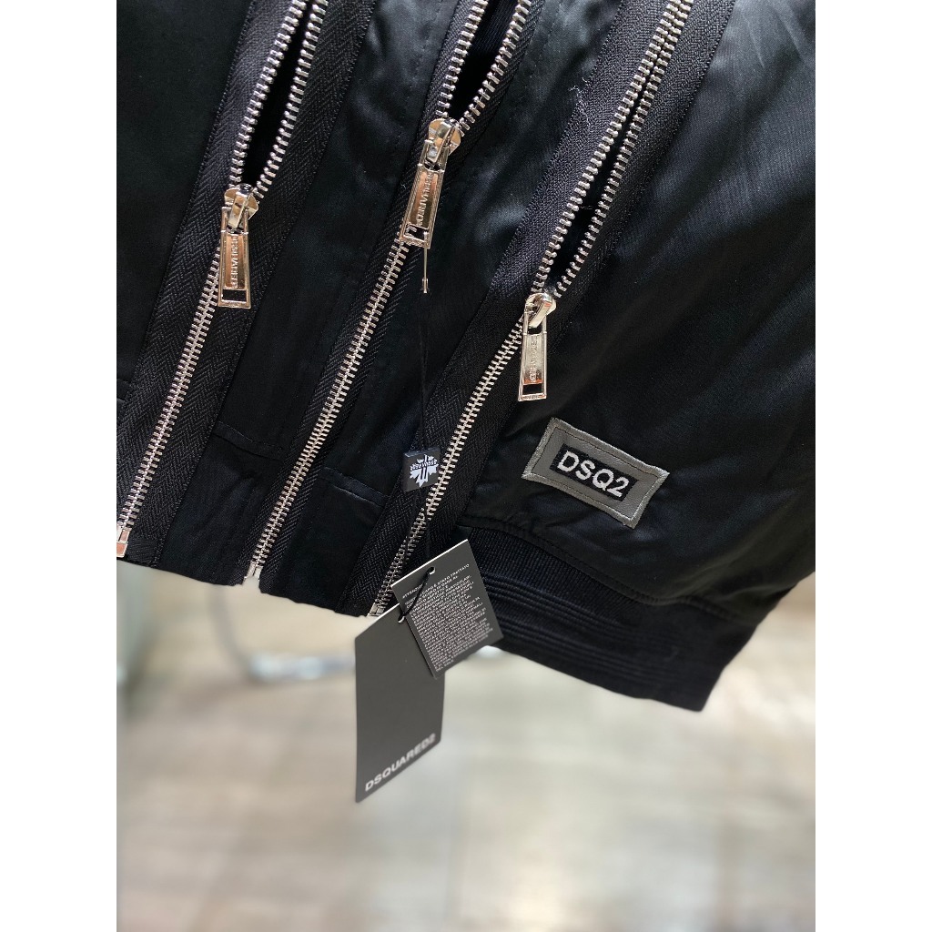 Áo Khoác da bom.ber ds2 zip Mẫu NeWW HÀNG SIÊU CẤP - TRẦN BÔNG 2 LỚP DÀY DẶN