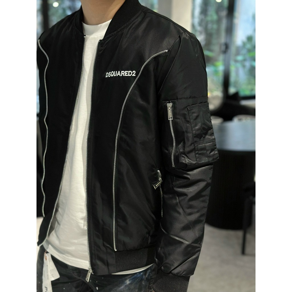 Áo Khoác da bom.ber ds2 zip Mẫu NeWW HÀNG SIÊU CẤP - TRẦN BÔNG 2 LỚP DÀY DẶN
