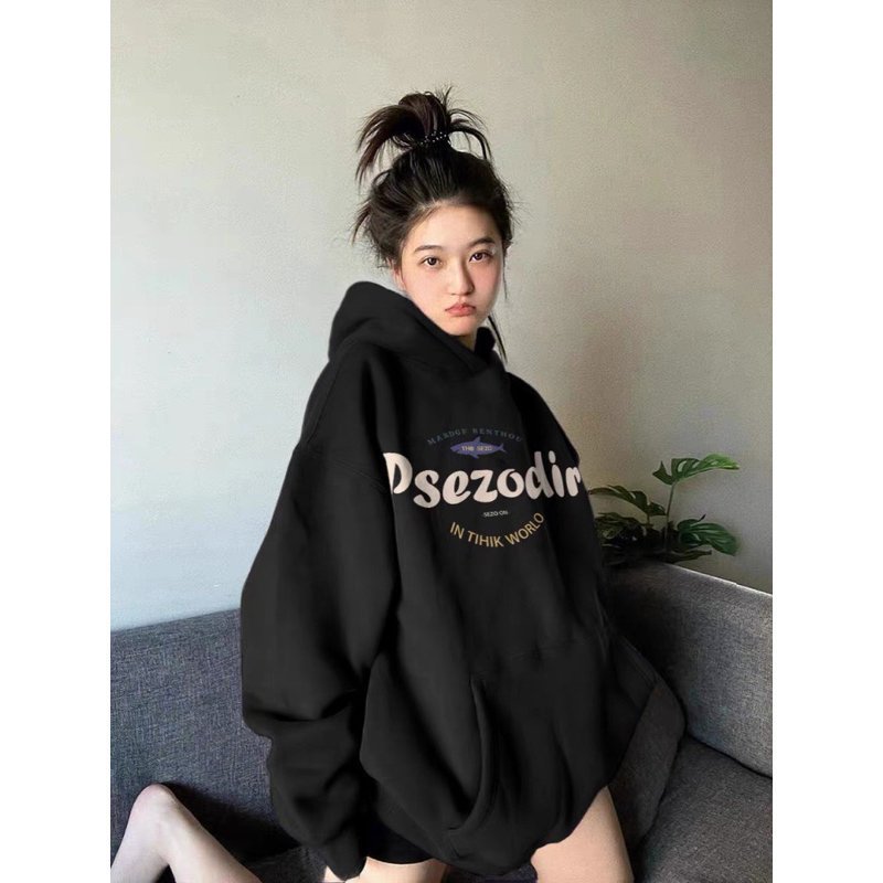 Áo Hoodie Nỉ Bông Nam Nữ Form Rộng Unisex IN hình siêu nét- HD20