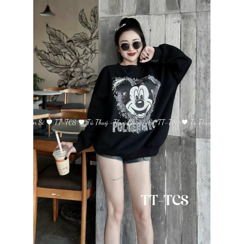 Bigsize 55-100kg áo nỉ micky siêu xinh
