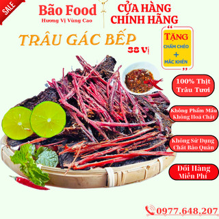 Thịt trâu gác bếp chuẩn vị tây bắc- thịt trâu khô tây bắc. thịt trâu khô vùng cao. thịt trâu khô gác bếp tạng chẩm chéo