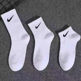 Tất/vớ nike cao cấp trắng đen cổ cao, trung ngắn