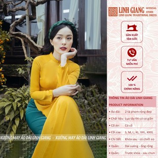 Áo dài tây thi vàng yellow moon_linh giang