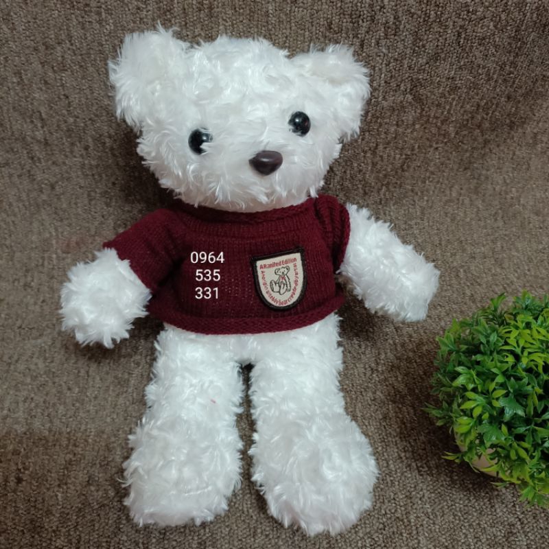 💖 Gấu tedy áo len 30cm💖
