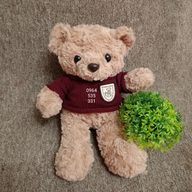 💖 Gấu tedy áo len 30cm💖