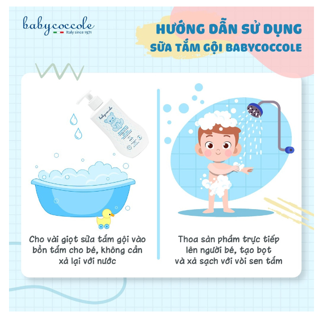 Sữa tắm gội 2 trong 1 Babycoccole chiết xuất hoa sen / sữa tắm. dầu gội Baby cocole 250ml/ 400ml cho bé sơ sinh 0M+