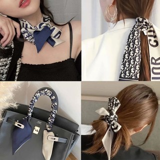 Khăn Quàng Cổ Công Sở Bản Nhỏ Quấn Túi Xách Buộc Tóc Đa Năng