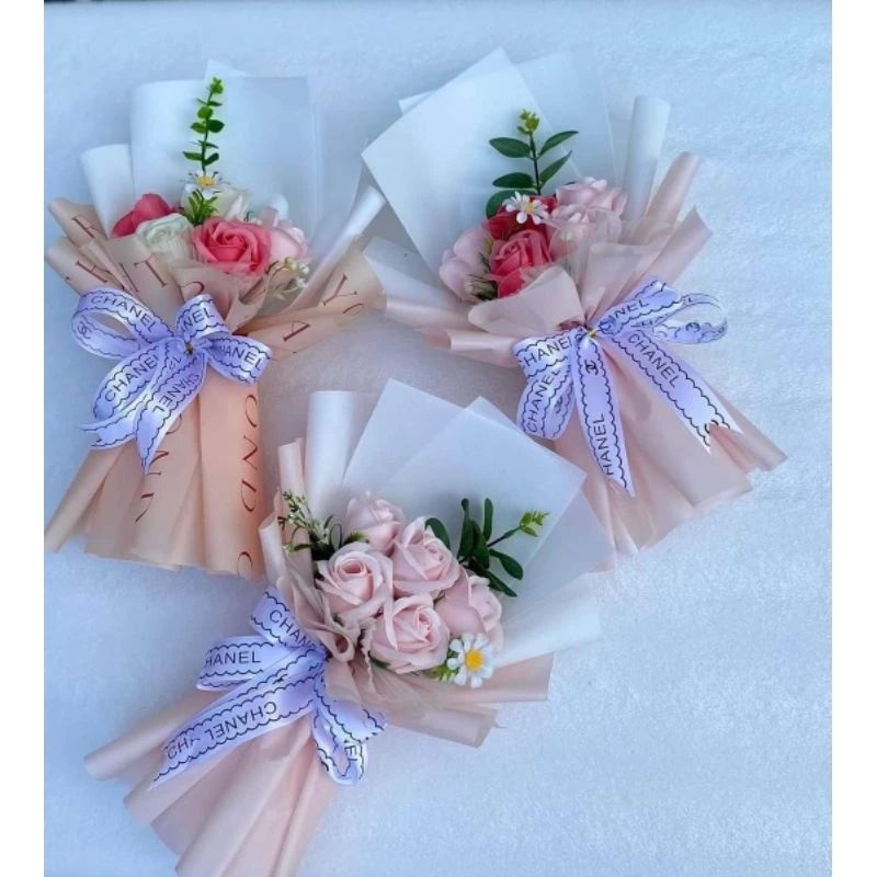 Cốt hoa 5_7 bông hoa sáp