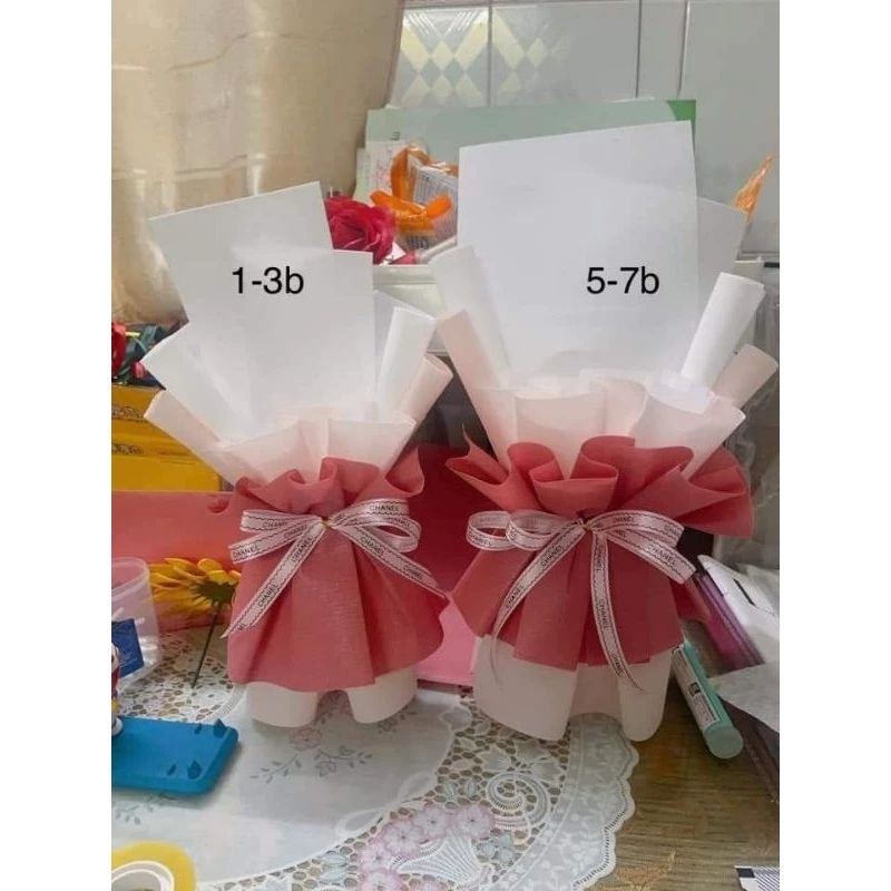 Cốt hoa 5_7 bông hoa sáp