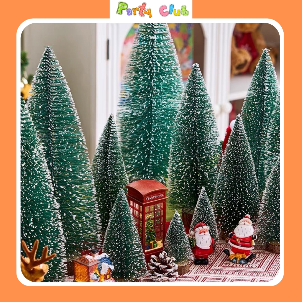 Cây thông noel mini để bàn trang trí giáng sinh