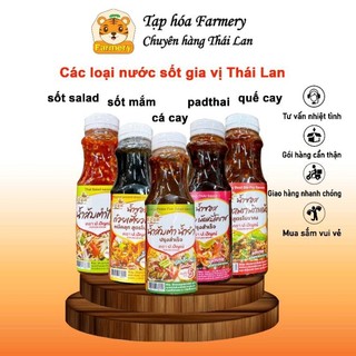 Sốt pad thái, sốt mắm, sốt cá, sốt quế cay, sốt cá cay, sốt salad thái lan