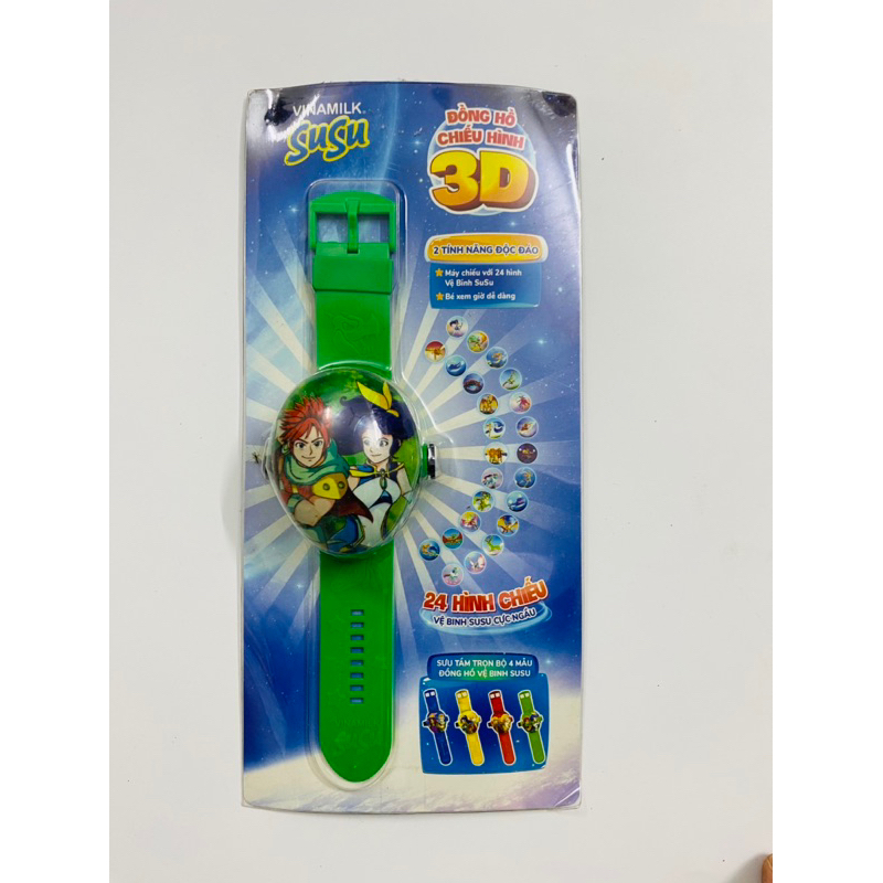 Đồng hồ chiếu hình 3D cho bé