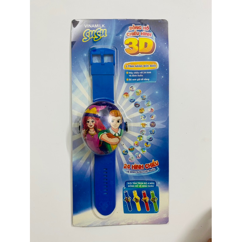 Đồng hồ chiếu hình 3D cho bé