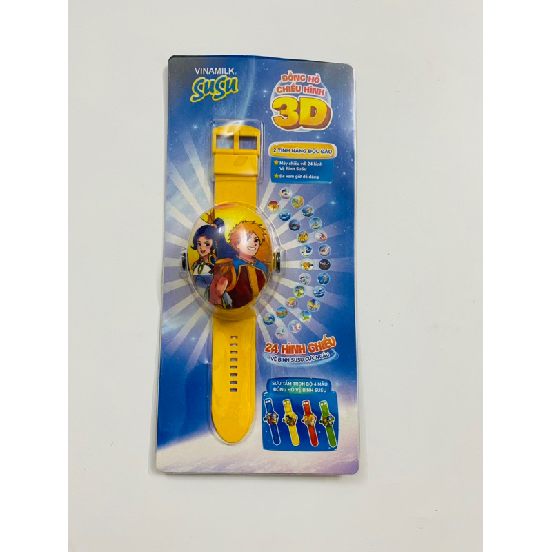 Đồng hồ chiếu hình 3D cho bé
