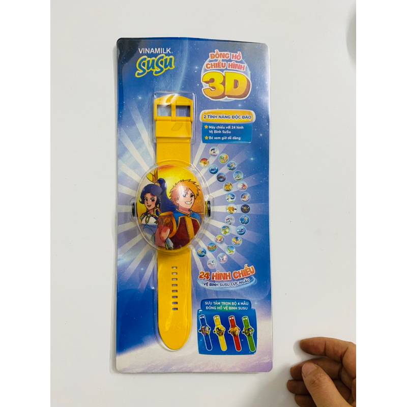 Đồng hồ chiếu hình 3D cho bé