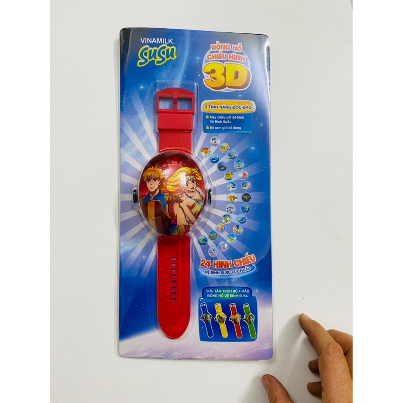Đồng hồ chiếu hình 3D cho bé