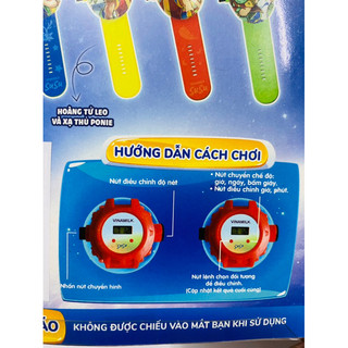 Đồng hồ chiếu hình 3D cho bé (được chọn màu)
