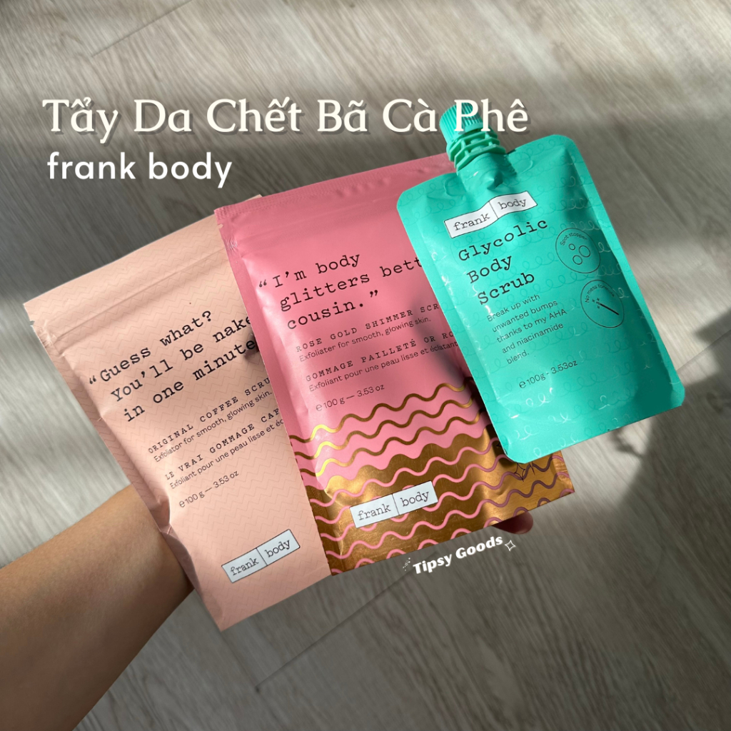 Tẩy Tế Bào Chết Bã Cà Phê Frank Body Làm Sạch Da